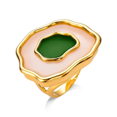 Ágata Branca + Ágata Verde