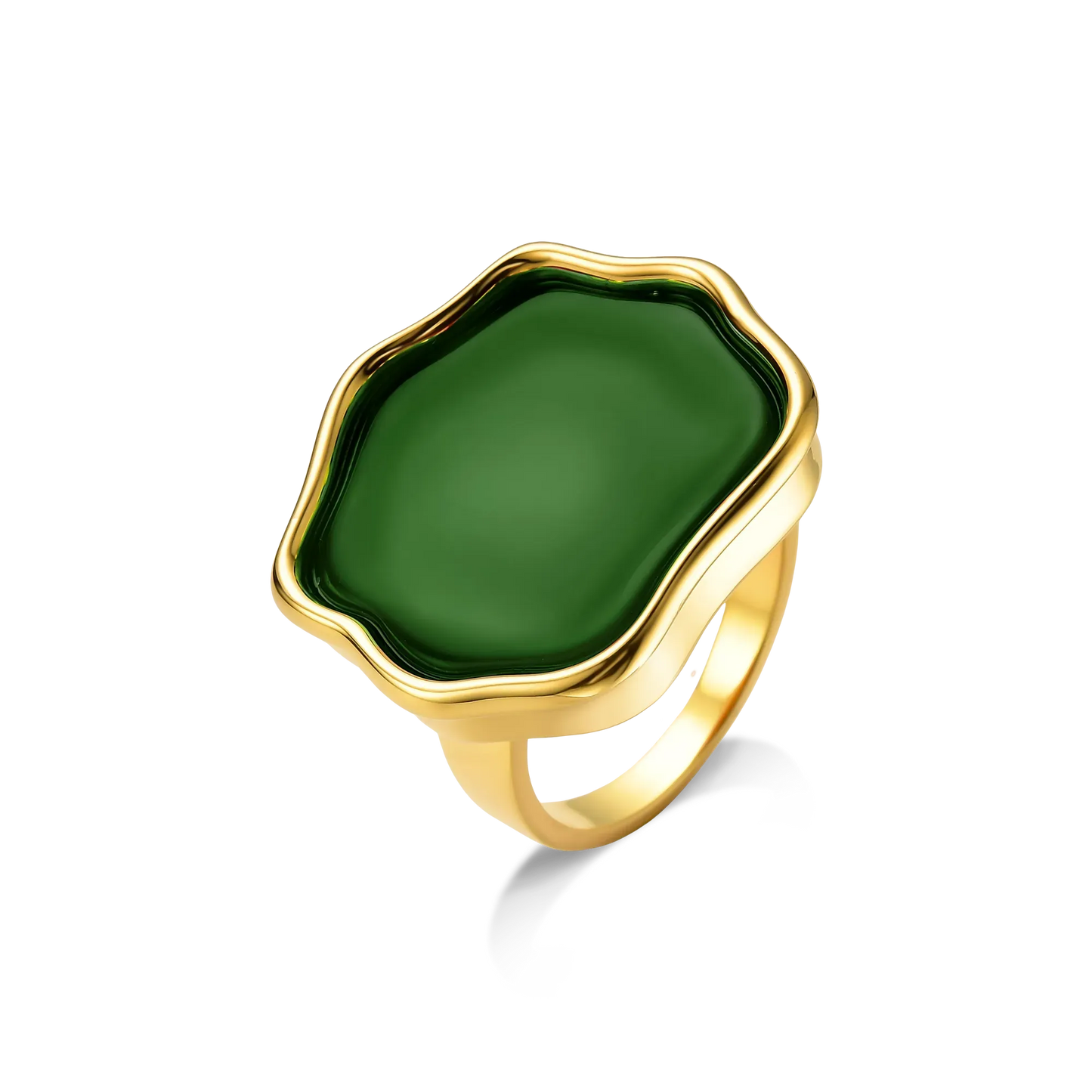 Anel Iduna - Ágata Verde