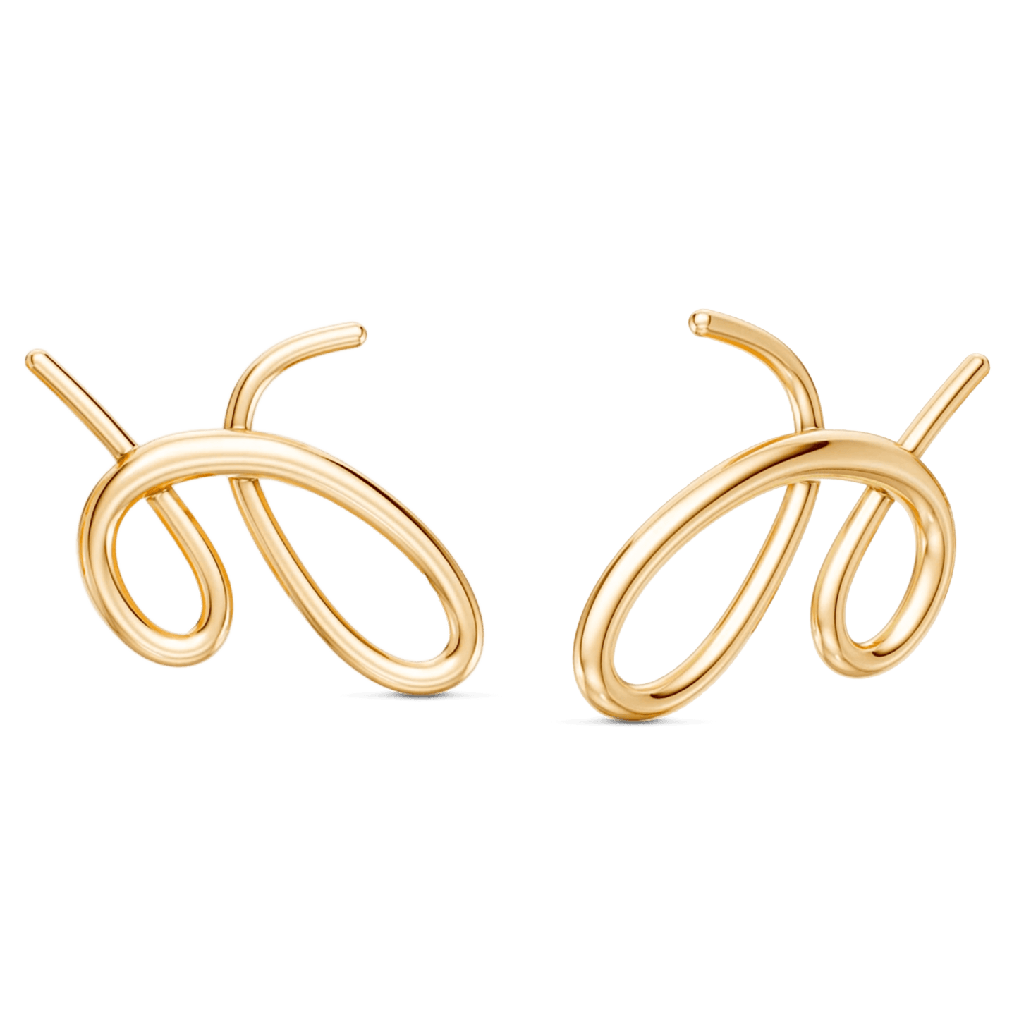 O Brinco Rabiscos em Banho de Ouro 18K traduz a magia do risco que se arrisca a ser algo, com formas orgânicas e minimalistas. Este brinco celebra a beleza do gesto livre e expressivo, sendo uma peça discreta, mas que carrega movimento e significado. É a essência da Coleção Entre o Traço e a Forma.