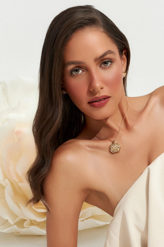 Colar Ostara - Drusa Ouro