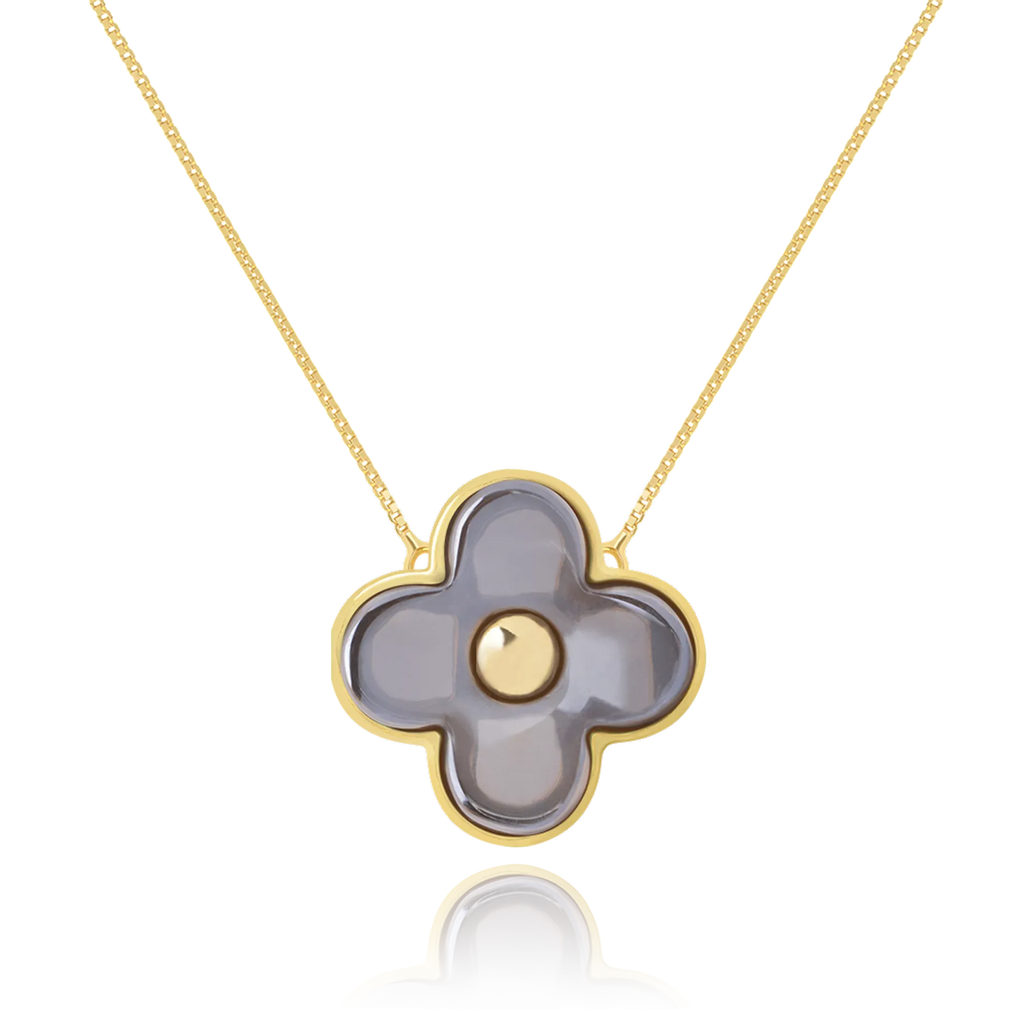 Colar Radiante - Quartzo Fume