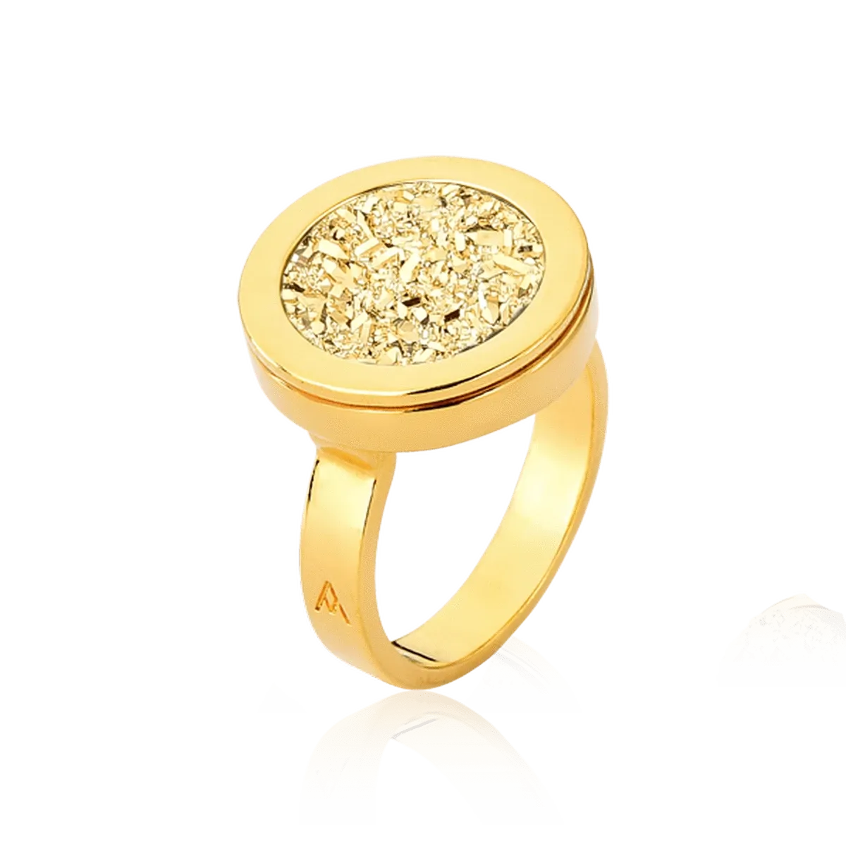 Anel Eterno - Drusa Ouro Semijoias de luxo e design exclusivo