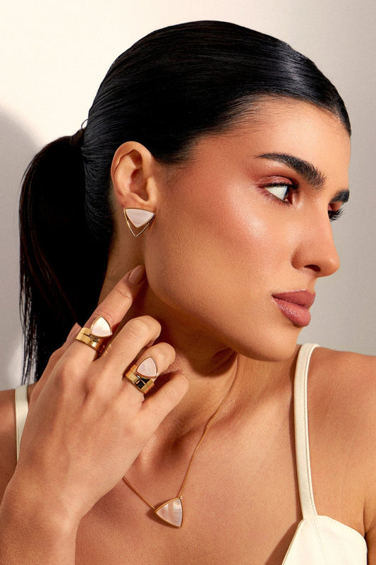 Anel Equilíbrio - Madrepérola