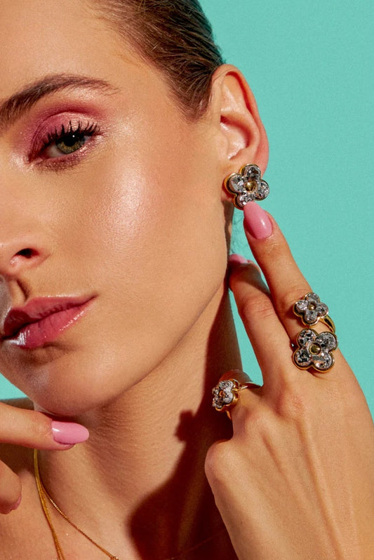 Anel Sensação - Drusa Platina