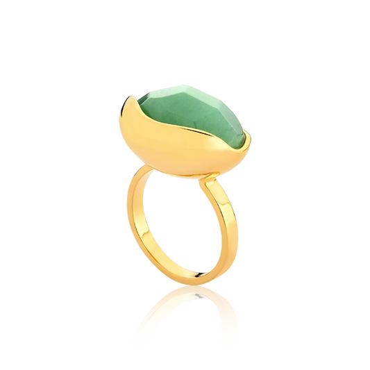 Anel Renascer - Aventurina