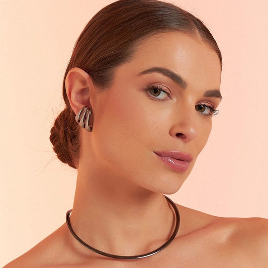 Aro Ondulado Semijoias de luxo e design exclusivo