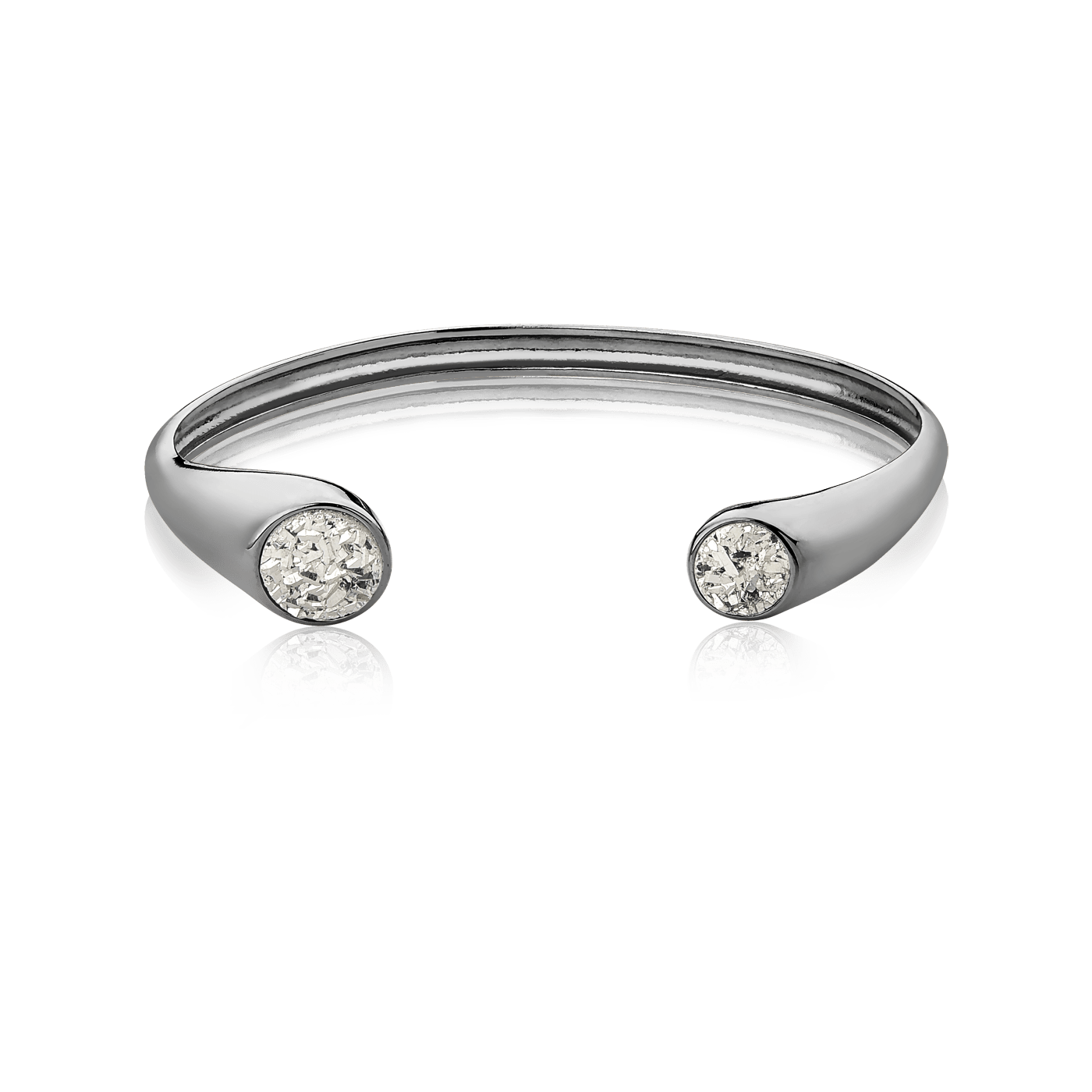 Bracelete Pocket Ball - Drusa Platina Ródio Semijoias de luxo e design exclusivo