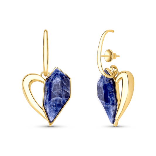 Brinco Intensa - Sodalita Semijoias de luxo e design exclusivo