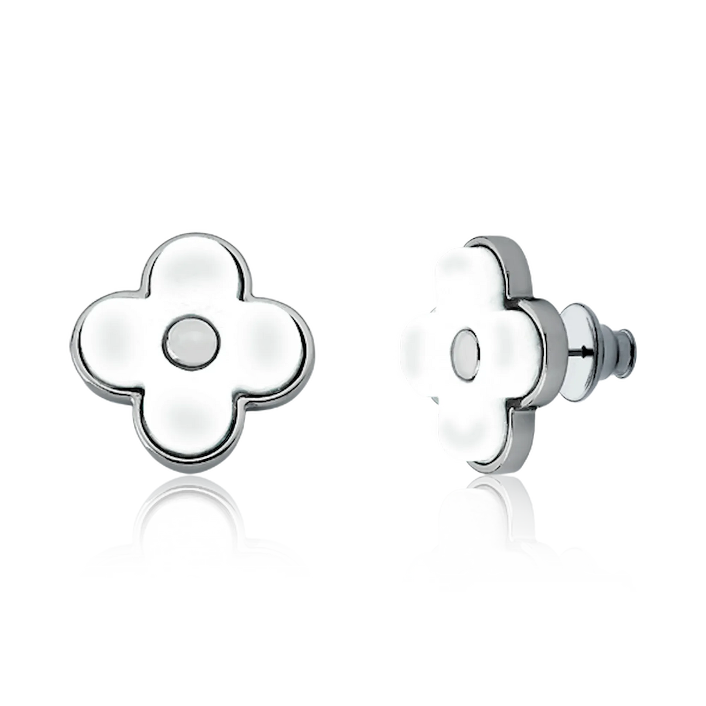 Brinco Radiante - Porcelana Branca