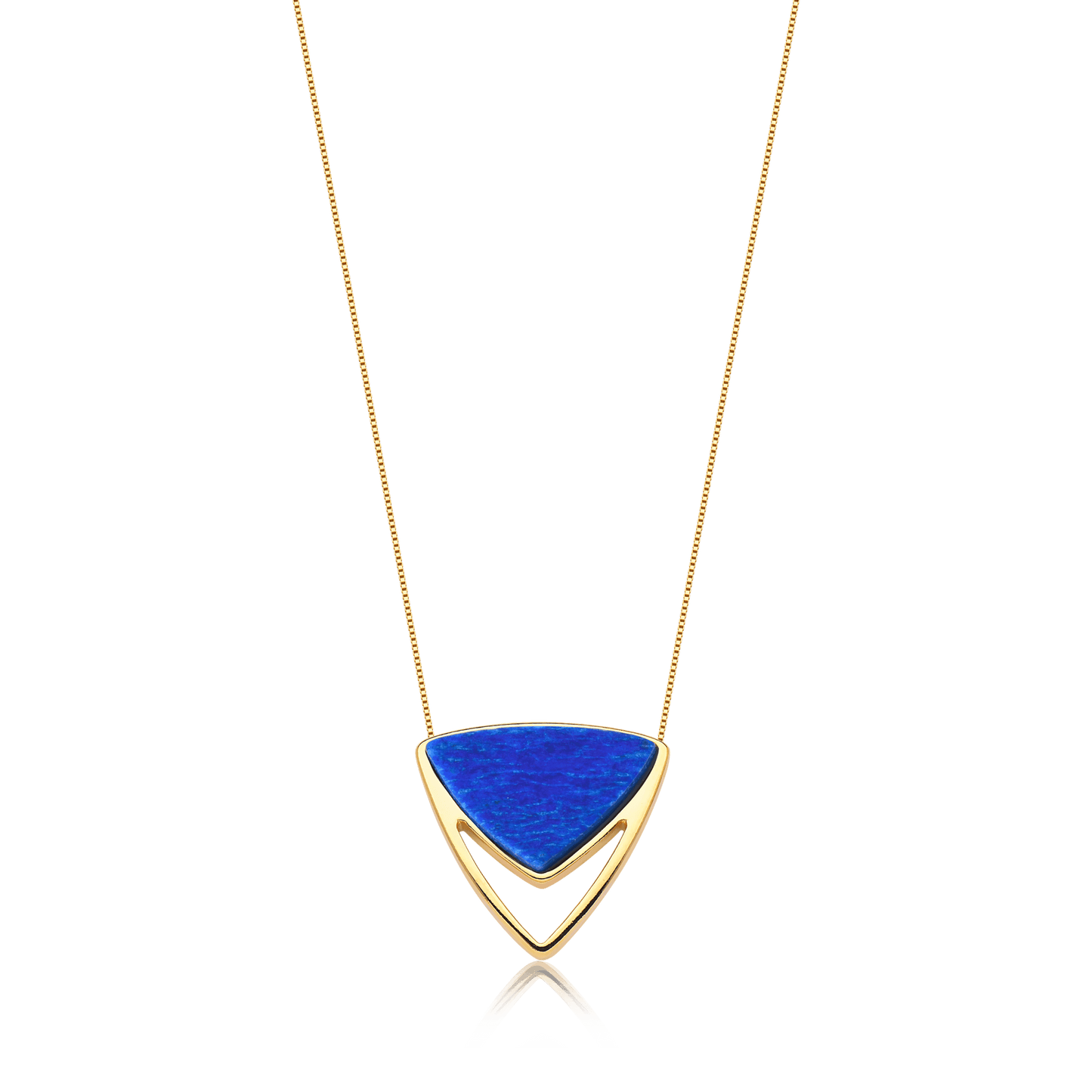 Colar Equilibrio - Feldspato Azul Anil Semijoias de luxo e design exclusivo