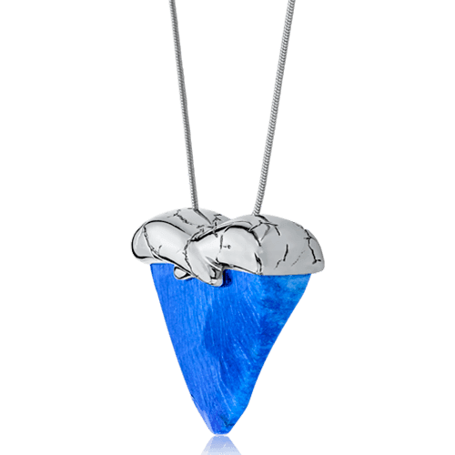 Colar Incondicional - Feldspato Azul Anil Semijoias de luxo e design exclusivo