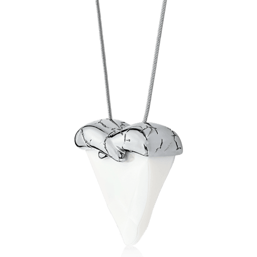 Colar Incondicional - Porcelana Branca Semijoias de luxo e design exclusivo