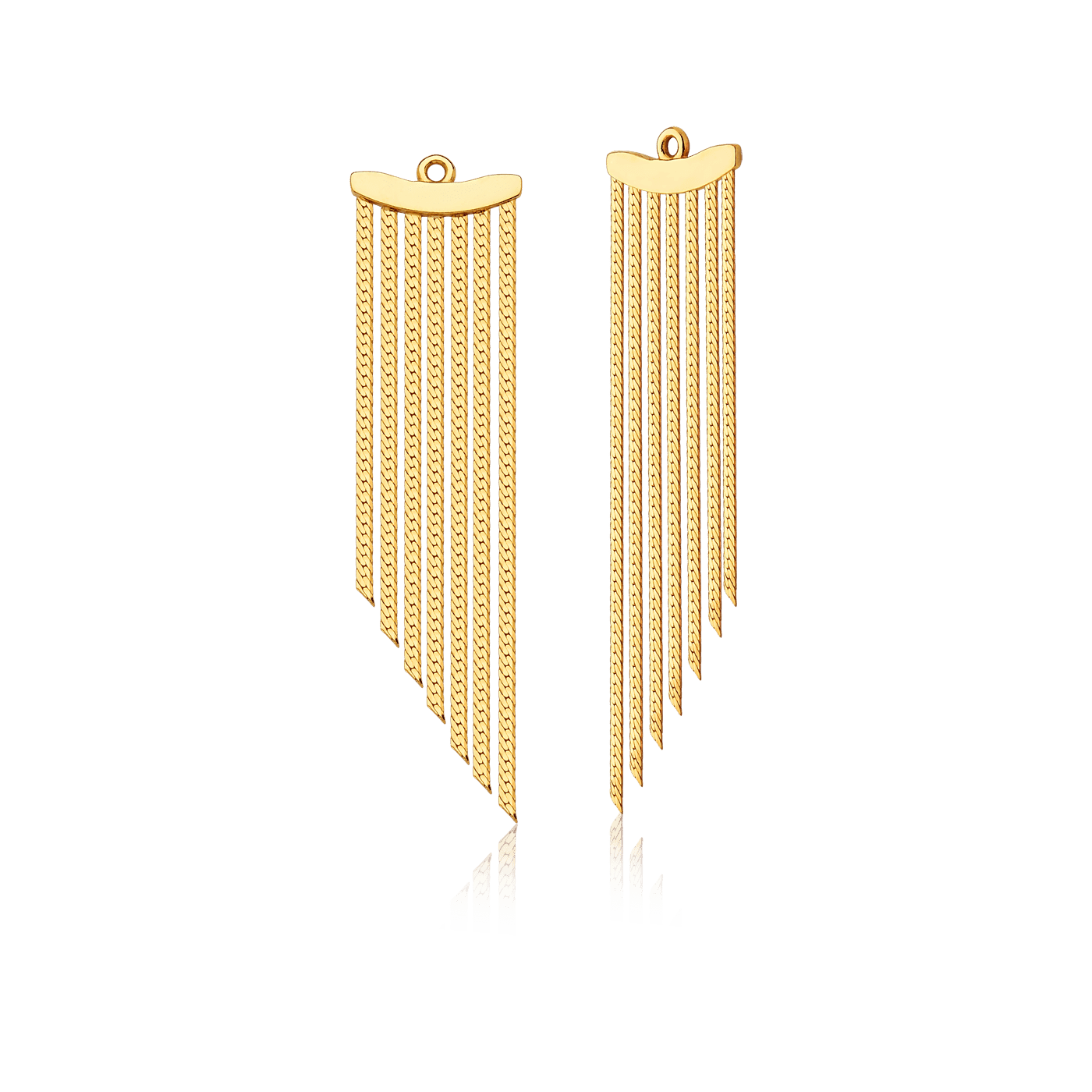 Ear Jacket Banhado a Ouro Semijoias de luxo e design exclusivo
