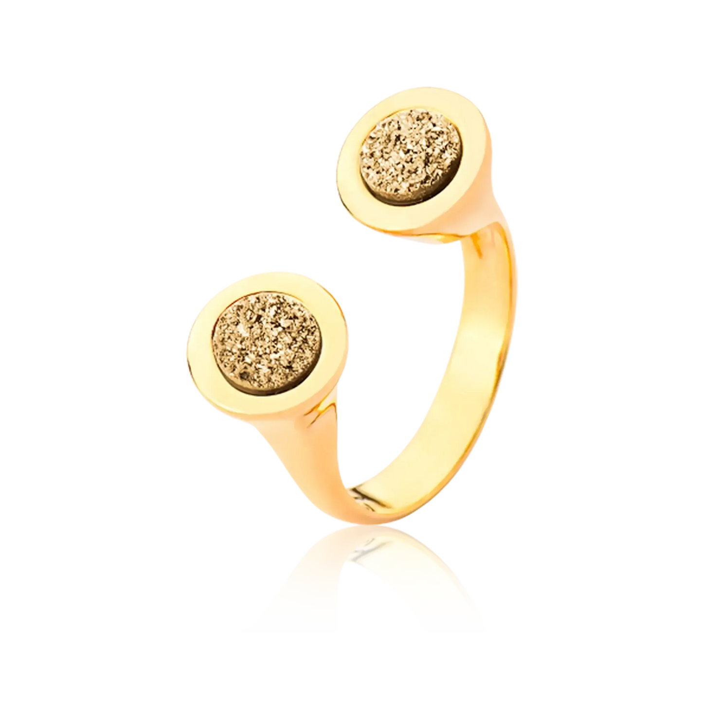 Anel Celeste - Drusa Ouro