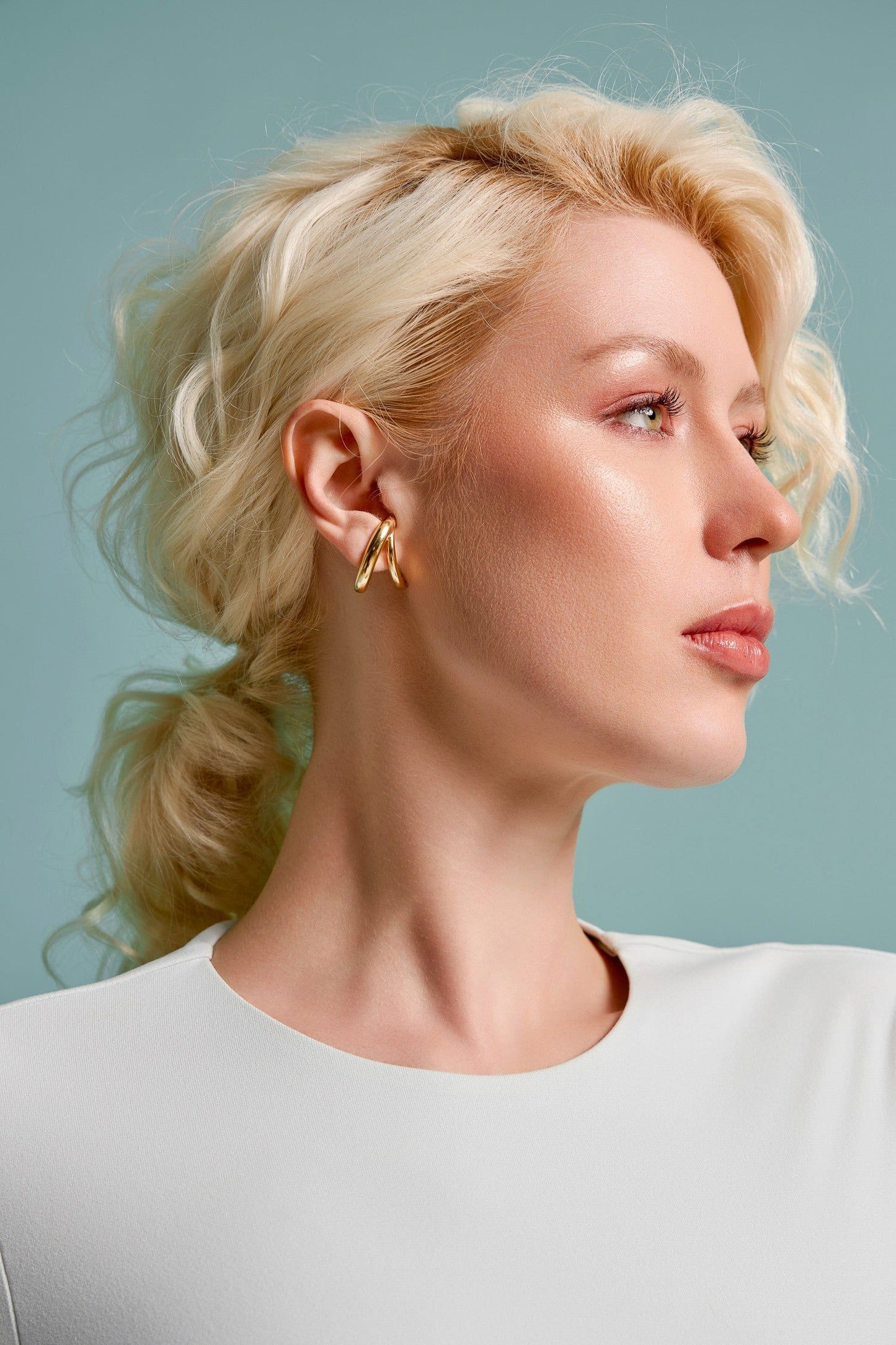 Brinco Encontro - Banho de Ouro 18K - AIMER JOAIS