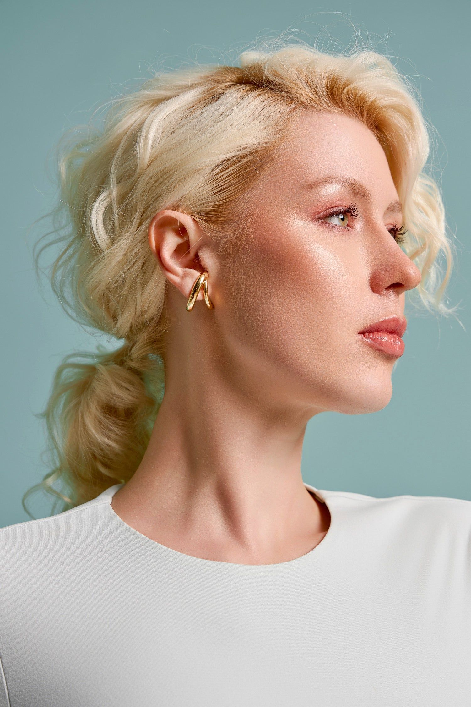 Brinco Encontro - Banho de Ouro 18K - AIMER JOAIS