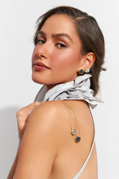 Colar Sita - Drusa Negra