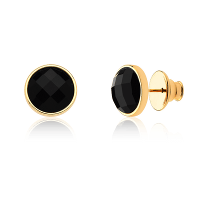 O Brinco Classic Aimer Obsidiana Negra destaca a pedra como ponto de cor e brilho. Representa a harmonia e a clareza.