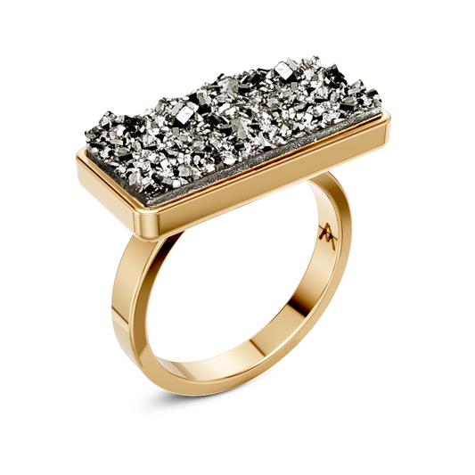 Anel Estrutura - Drusa Metalizada