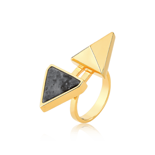 Anel Adversis - Labradorita Semijoias de luxo e design exclusivo