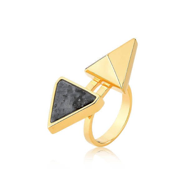 Anel Adversis - Labradorita Semijoias de luxo e design exclusivo