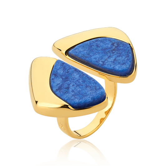 Anel Ailes - Azul Anil Semijoias de luxo e design exclusivo