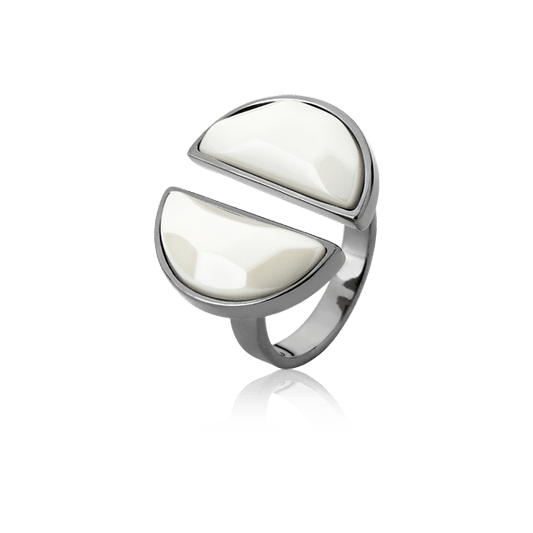 Anel Arco - Porcelana Semijoias de luxo e design exclusivo