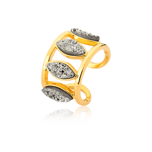 Anel Bem Me Quer - Drusa Platina Semijoias de luxo e design exclusivo