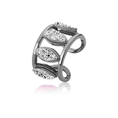 Anel Bem Me Quer - Drusa Platina Semijoias de luxo e design exclusivo