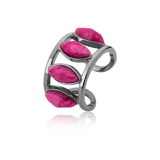 Anel Bem Me Quer - Rosa Pink Semijoias de luxo e design exclusivo