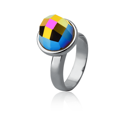 Anel Classic - Cristal Metalizado Semijoias de luxo e design exclusivo