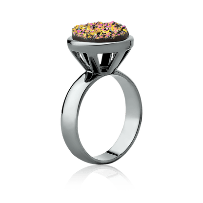 Anel Classic - Drusa Multicolorida Semijoias de luxo e design exclusivo
