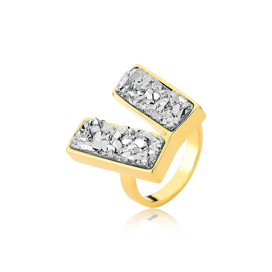 Anel Harmonie - Drusa Platina Semijoias de luxo e design exclusivo