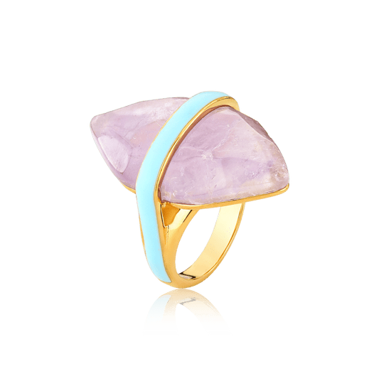 Anel Kahina - Ametista Semijoias de luxo e design exclusivo