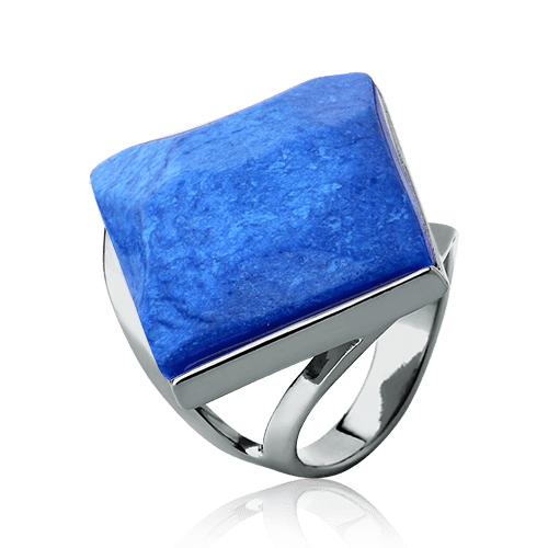 Anel Lírio - Azul Anil Semijoias de luxo e design exclusivo