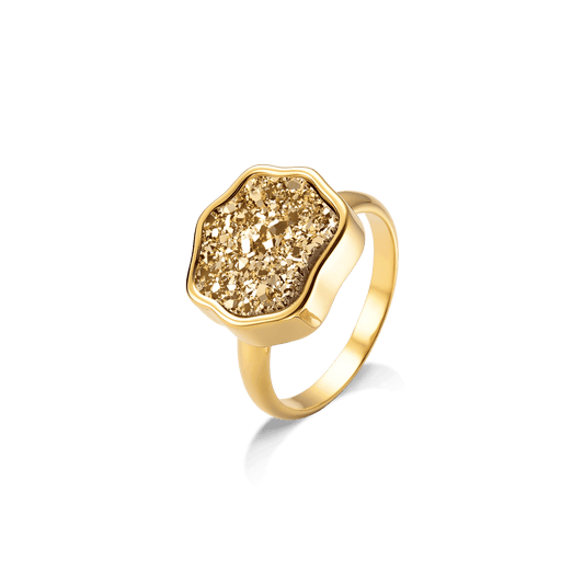 Anel Sita - Drusa Ouro Semijoias de luxo e design exclusivo
