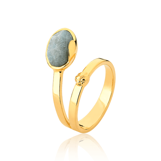 Anel Solo - Quartzo Trolita Semijoias de luxo e design exclusivo