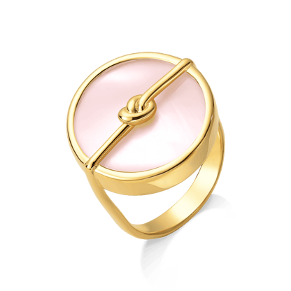 Anel Vínculo - Madrepérola Semijoias de luxo e design exclusivo