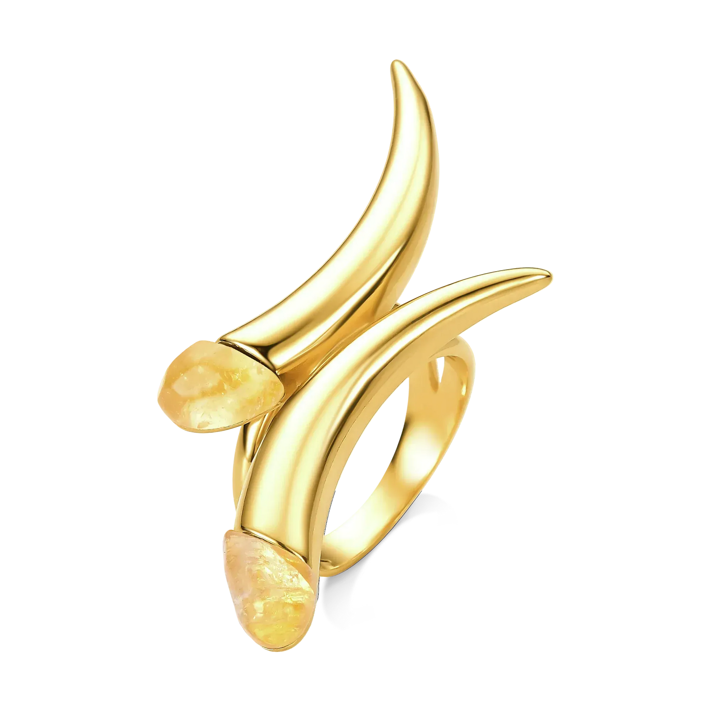 Use o Anel Caminhos com Citrino em Banho de Ouro 18K para atrair dinheiro e prosperidade, unindo estilo e simbologia.