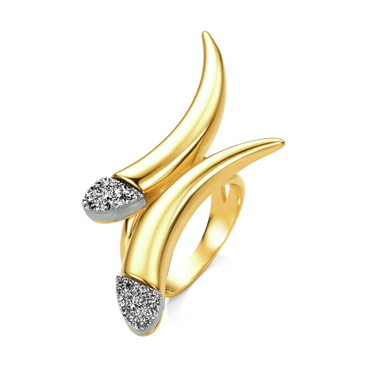 O Anel Caminhos com Drusa Metalizada e Banho de Ouro 18K é uma joia de textura e brilho excepcionais. A Drusa Metalizada, com seu acabamento cintilante e único, é magnificamente emoldurada pelo Ouro 18K, oferecendo um toque de modernidade e sofisticação inigualável.