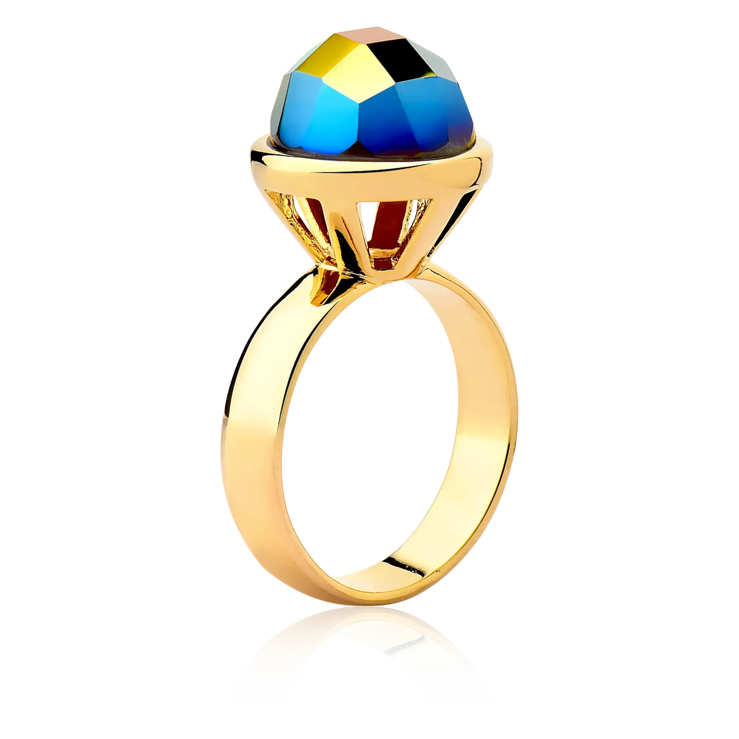 Classic Ring - Multicolored Crystal