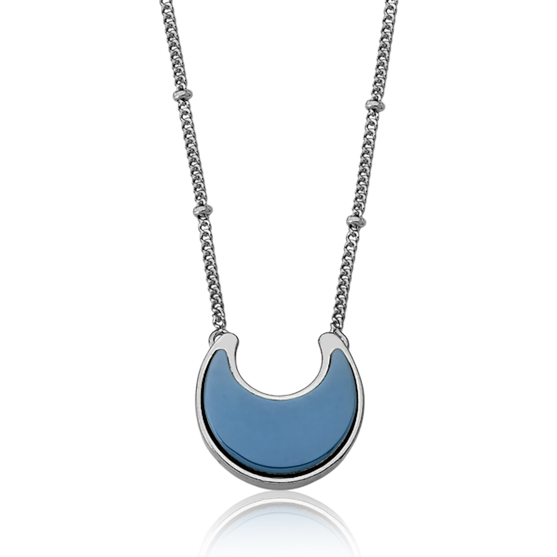 Colar Lua - Obsidiana Negra