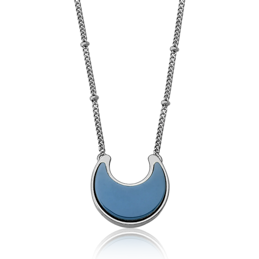 Colar Lua - Obsidiana Negra