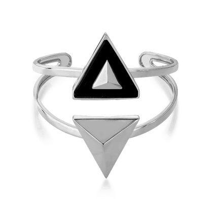 Bracelete Atena - Obsidiana Negra Semijoias de luxo e design exclusivo