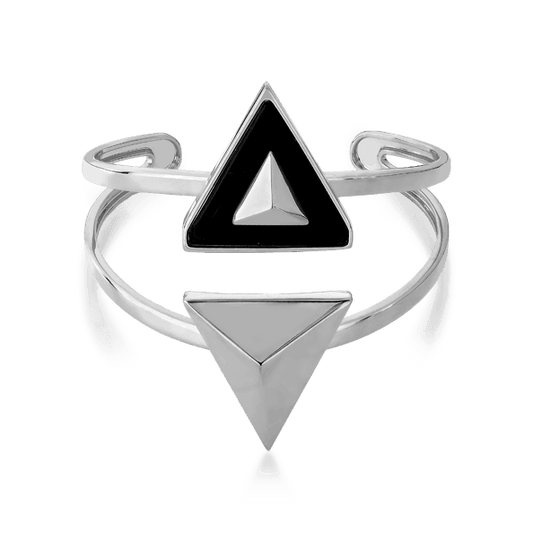 Bracelete Atena - Obsidiana Negra Semijoias de luxo e design exclusivo