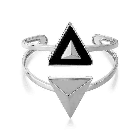 Bracelete Atena - Obsidiana Negra Semijoias de luxo e design exclusivo