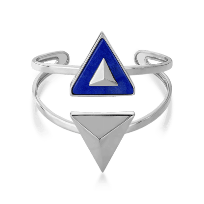 Bracelete Atena - Quartzo Azul Anil Semijoias de luxo e design exclusivo