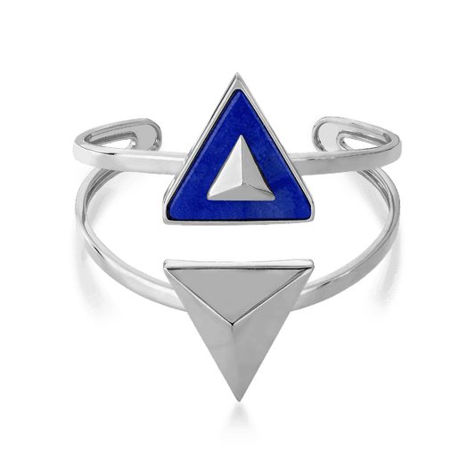 Bracelete Atena - Quartzo Azul Anil Semijoias de luxo e design exclusivo