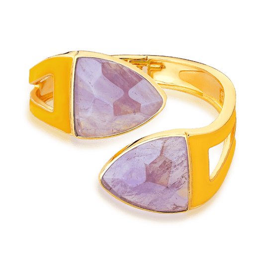 Bracelete Nandi - Ametista Semijoias de luxo e design exclusivo