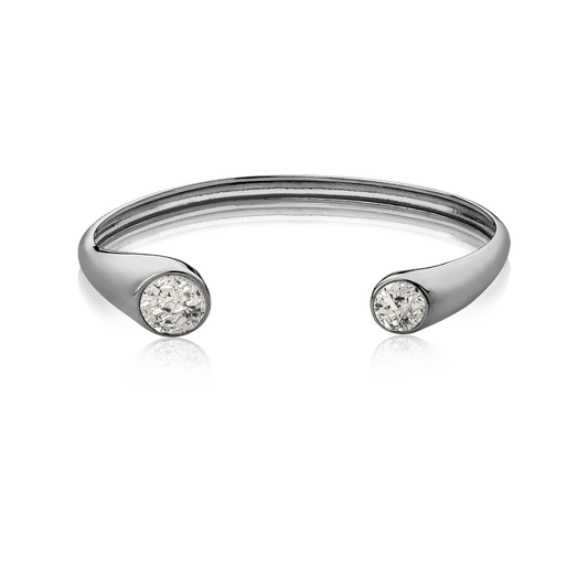 Bracelete Pocket Ball - Drusa Platina Ródio Semijoias de luxo e design exclusivo